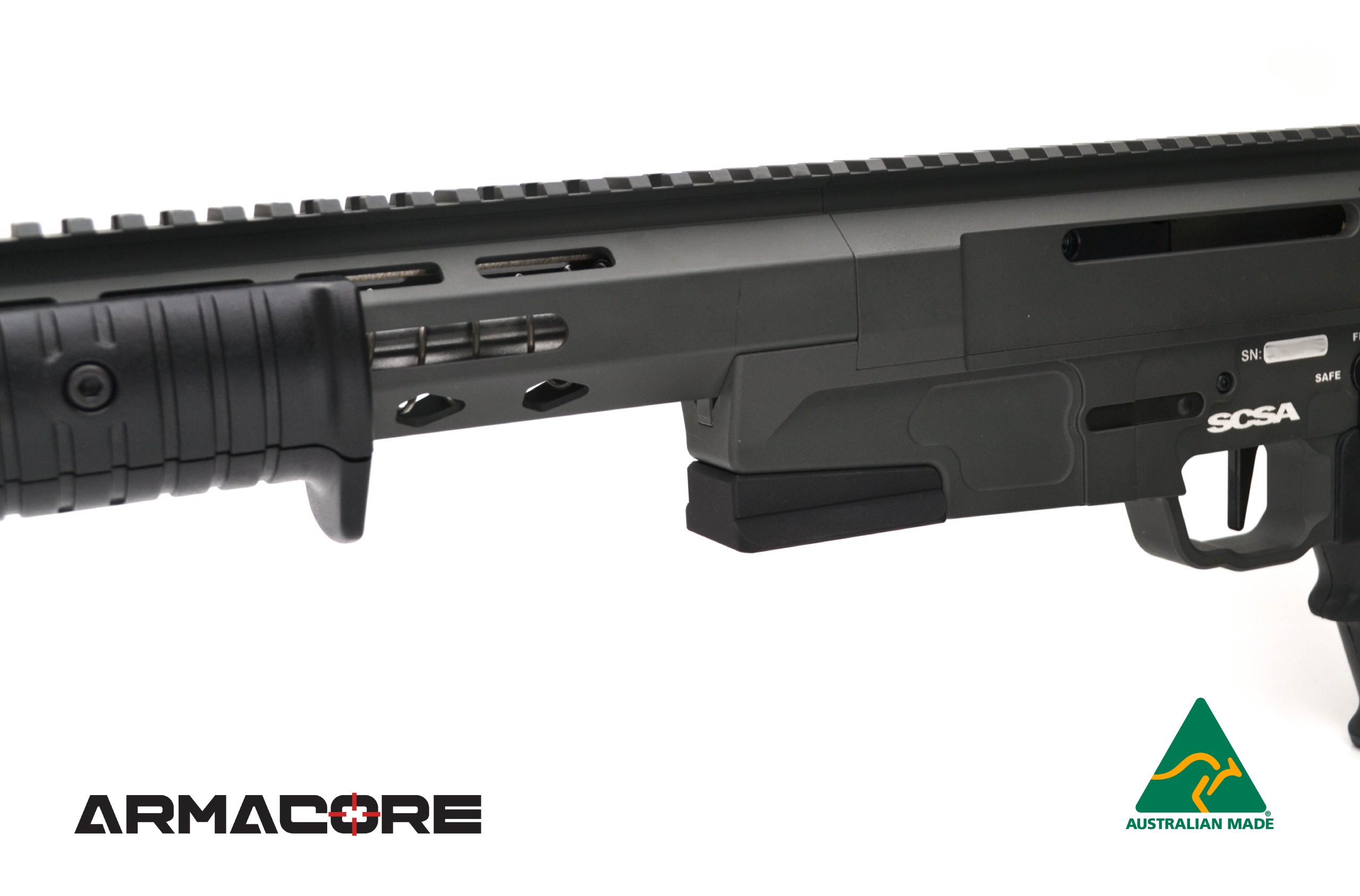 Armacore (ATP) ARCA Swiss / RRS Dovetail Rail for the SCSA Taipan Light / Taipan X Pump Action Rifle – Australian Made