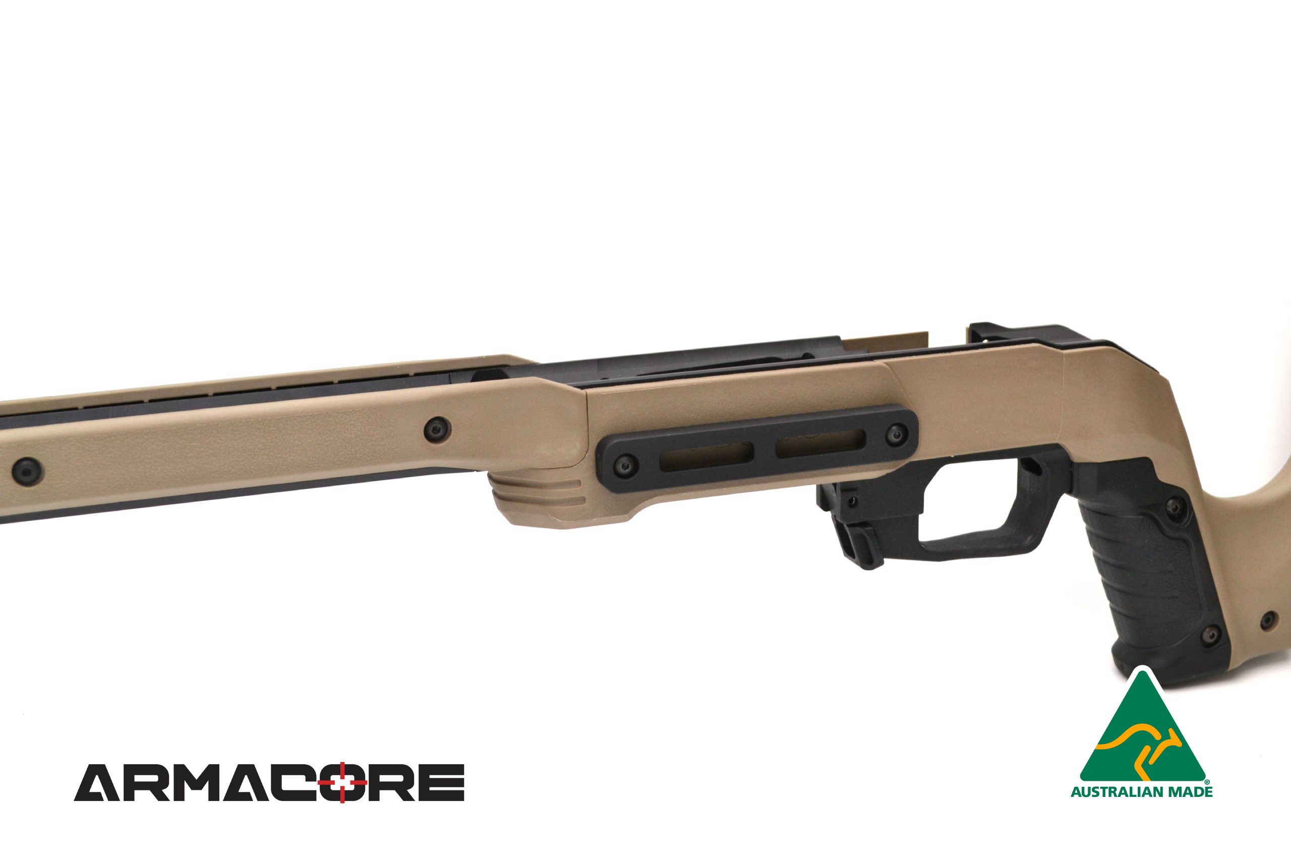 Armacore (ATP) Bolt On M-LOK Side Slots for the MDT XRS Chassis – Australian Made