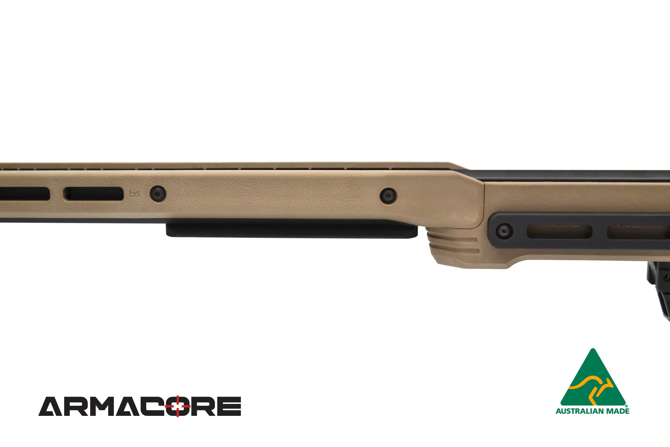Armacore (ATP) Offset ARCA Swiss / RRS Dovetail Rail for the MDT XRS Chassis (Short Rail) – Australian Made